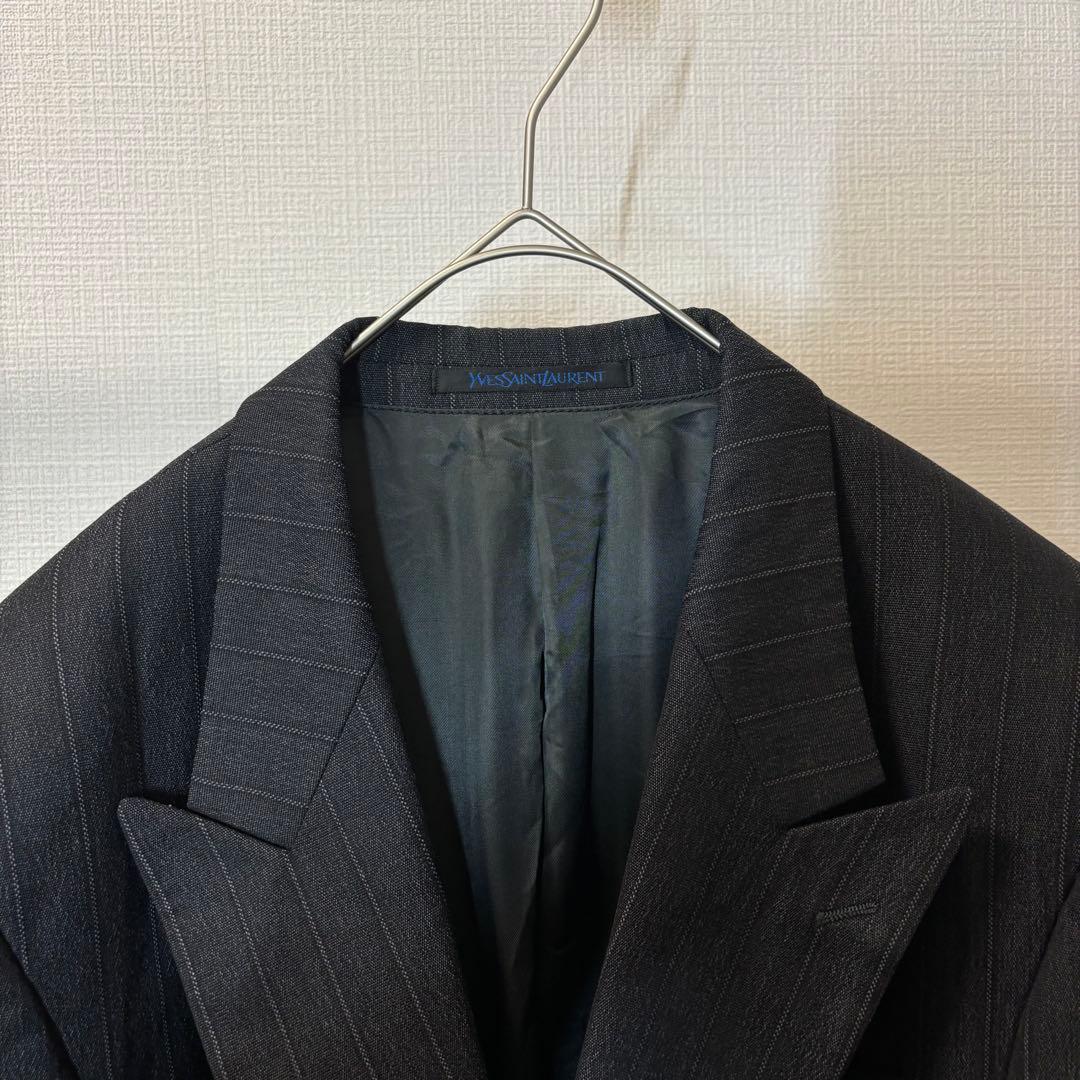 Yves Saint Laurent ダブル テーラードジャケット ウール