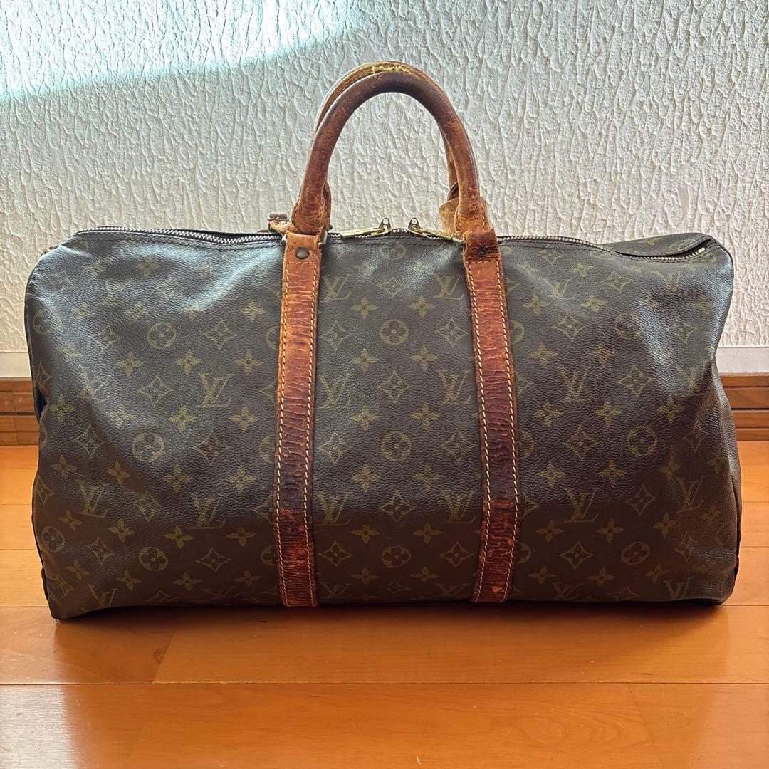 LOUIS VUITTOキーポル 50 モノグラム ボストンバッグ