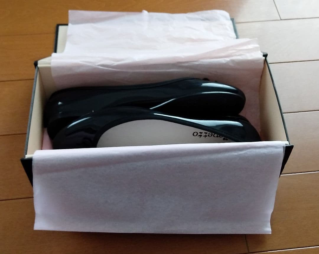 箱なし8000円 repetto レインシューズ 39 ブラック