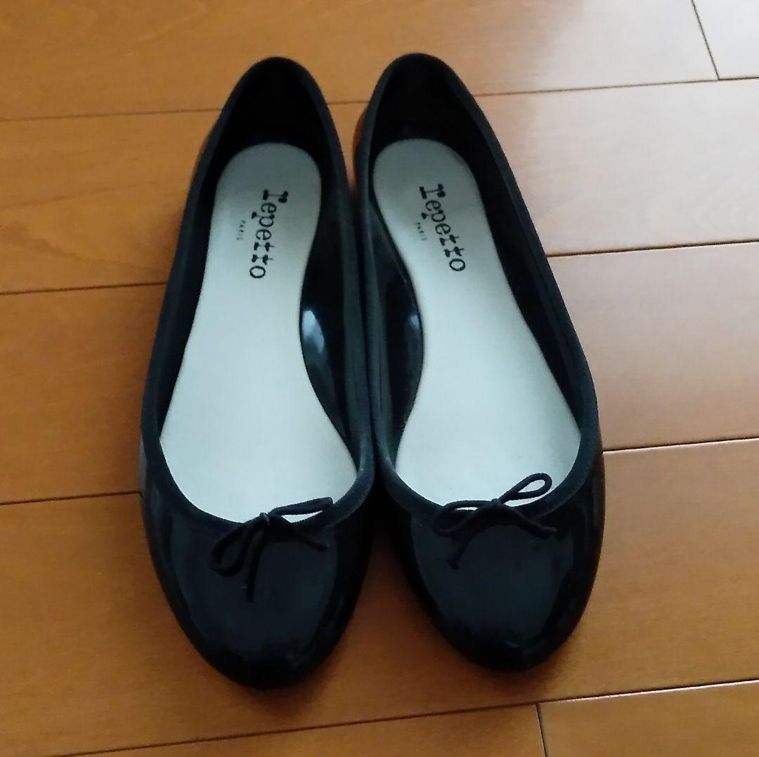 箱なし8000円 repetto レインシューズ 39 ブラック