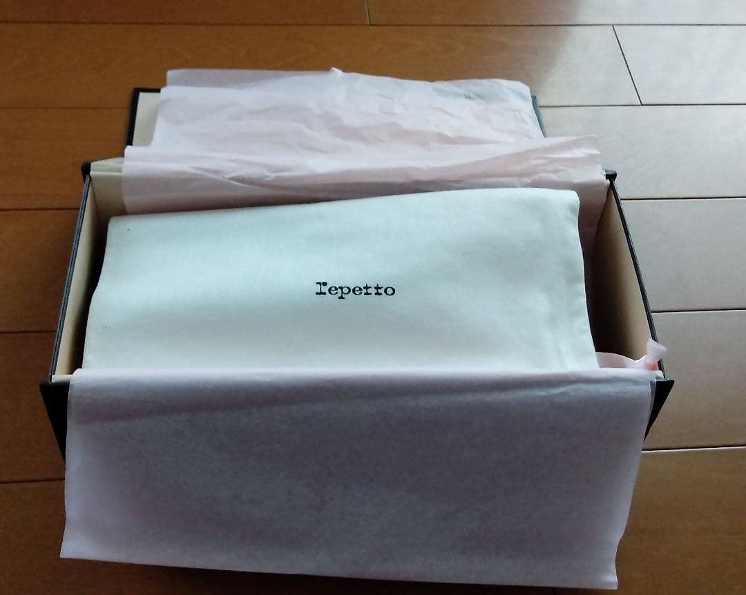 箱なし8000円 repetto レインシューズ 39 ブラック