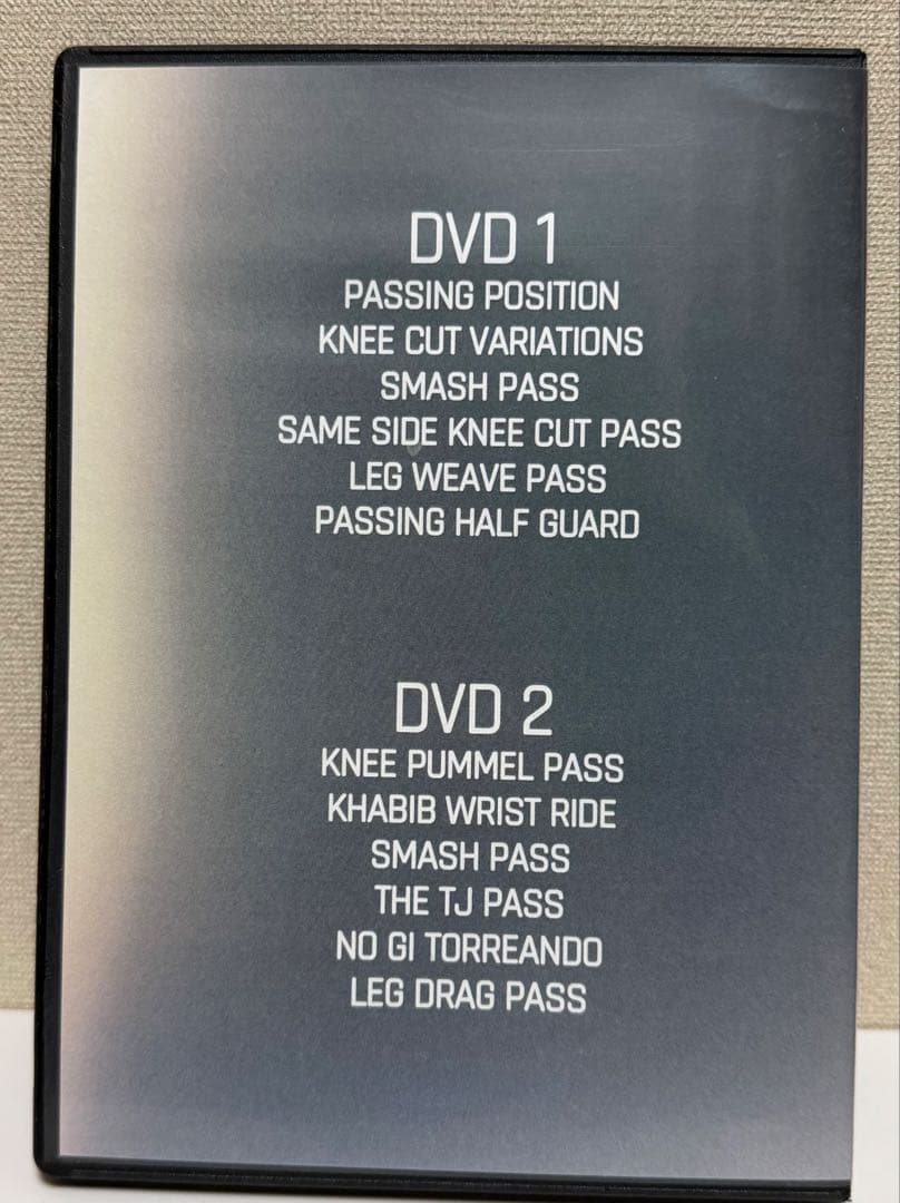 柔術Craig Jones ガードパスDVD2枚組 英語　BJJ