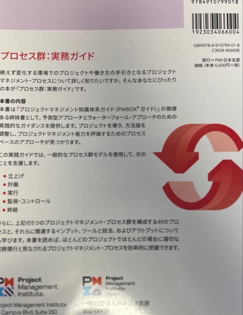 PMBOKガイド第6版&アジャイル実務ガイド&プロセス群実務ガイド3点