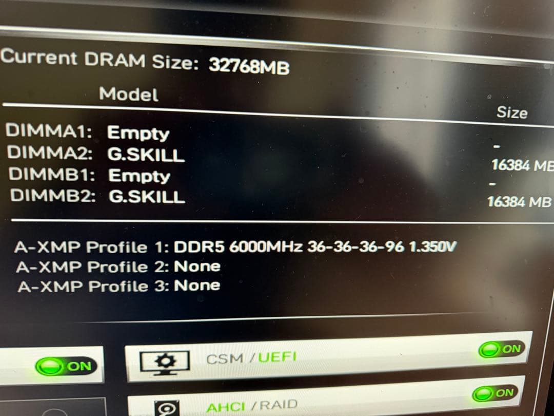 メモリー G.SKILL TRIDENT Z5 RGB DDR5-6000 16GB x2