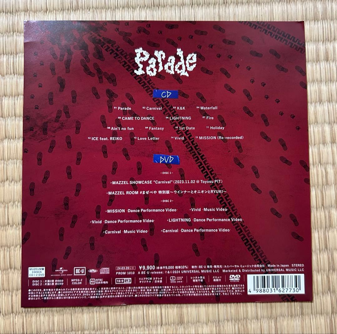 MAZZEL Parade MUZEUM盤　DVD