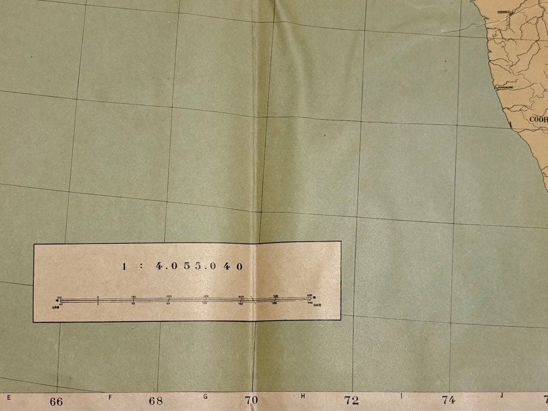 「印度仏教史地図」大塩毒山 大雄閣 大正14年刊 1枚|古地図 仏教書