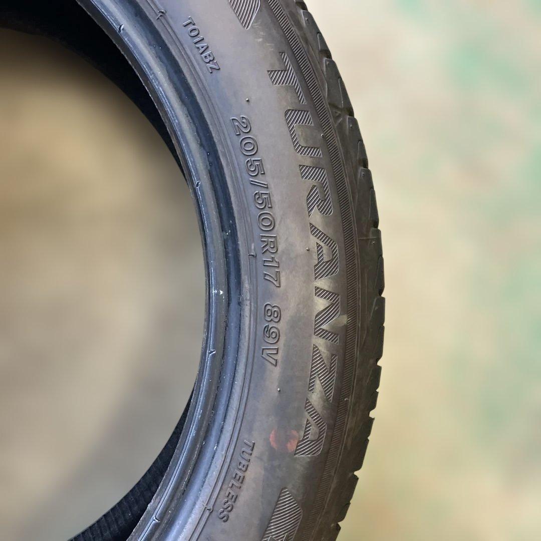 BRIDGESTONE 205/50R17 TURANZA ４本早い者勝ち