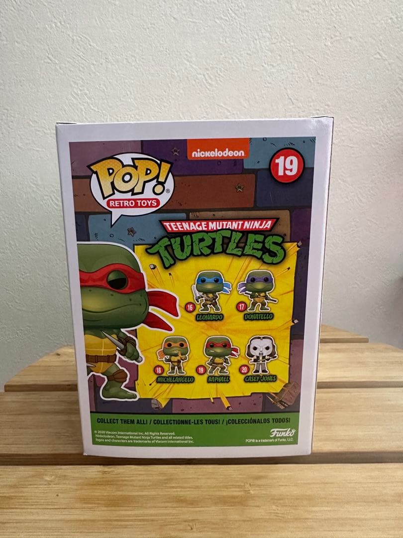 海外限定　funko pop 19 ニンジャタートルズ　ラファエル