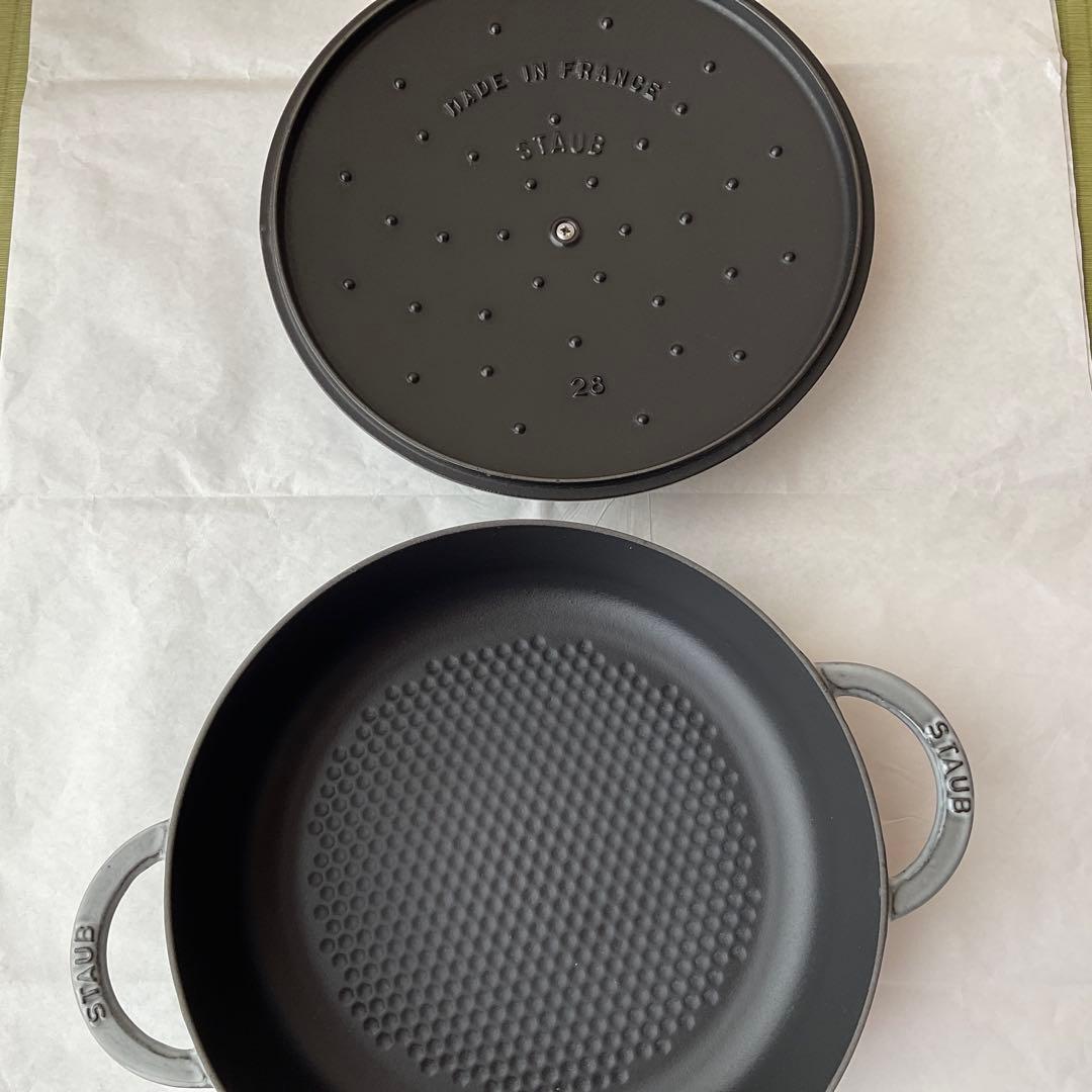 【はな】 staub ストウブ　ニダベイユ ソテーバン 28cm