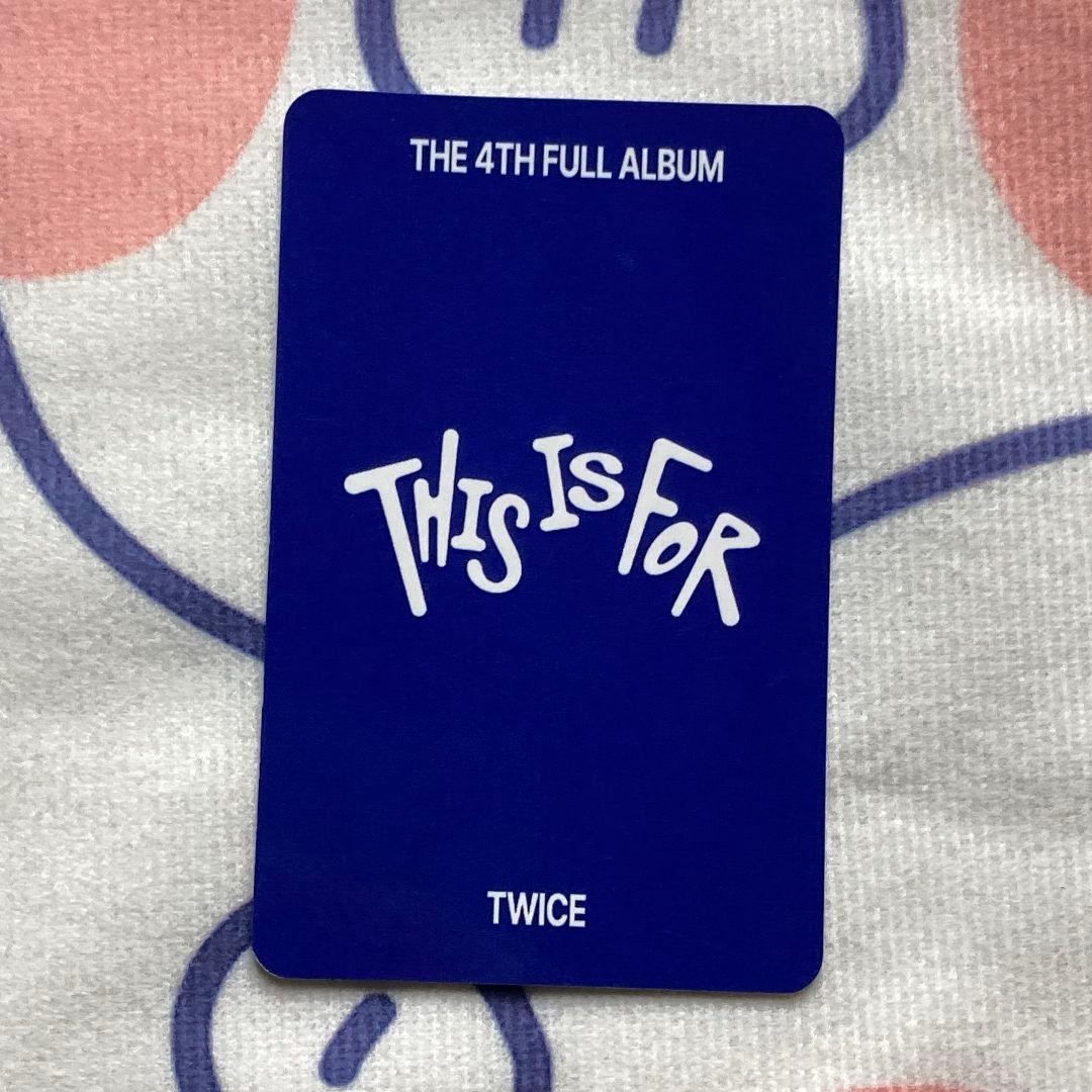 TWICE THIS IS FOR 人気歌謡 サナ 7/13 トレカ