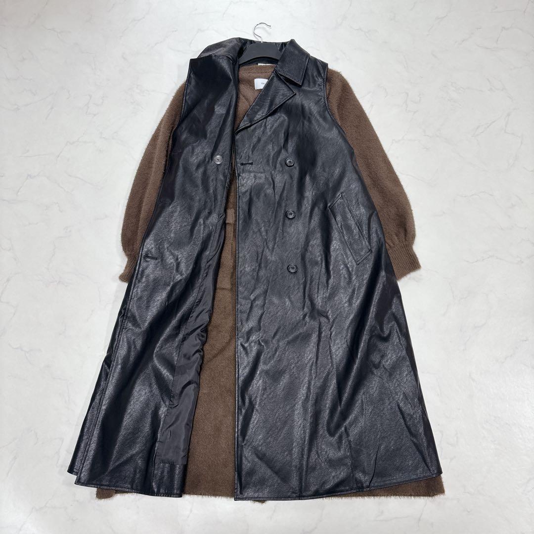 新品タグ♡完売品✨️コースタイル ニットコート ロング アンサンブル