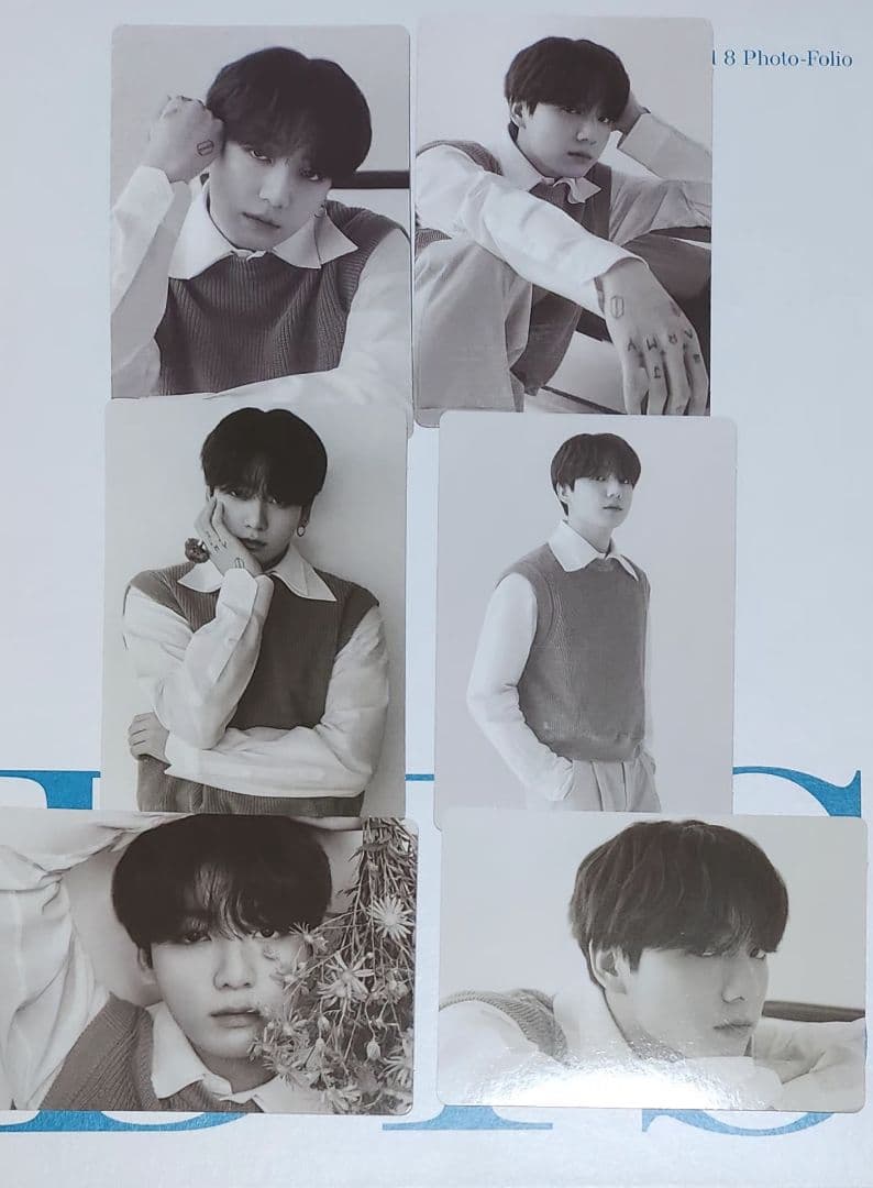 BTS  MONOCHROME ポップアップ ミニフォト グク セット