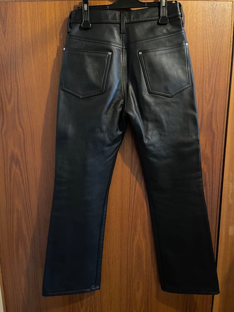 vintage フレアレザーパンツ Goodcondition