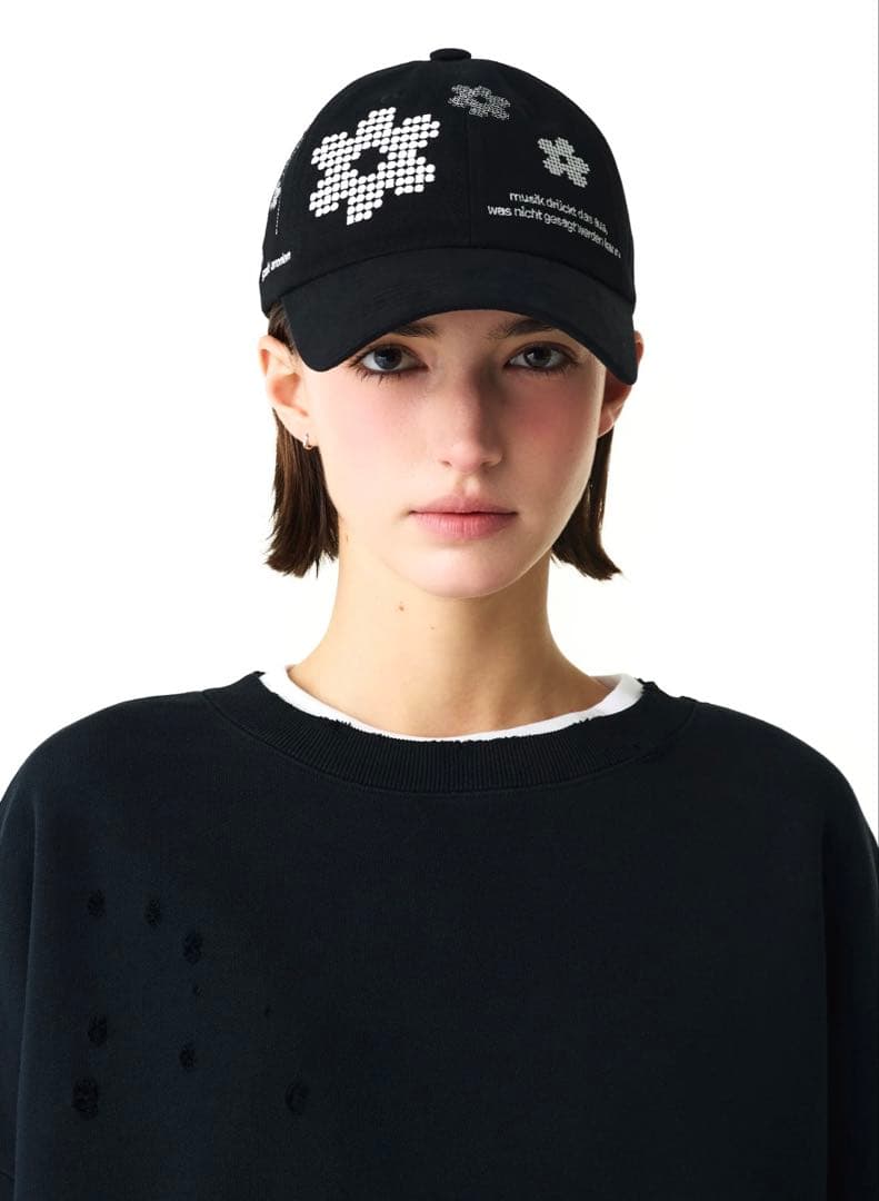 そ gadid anoniem PIXEL / BLACK キャップ