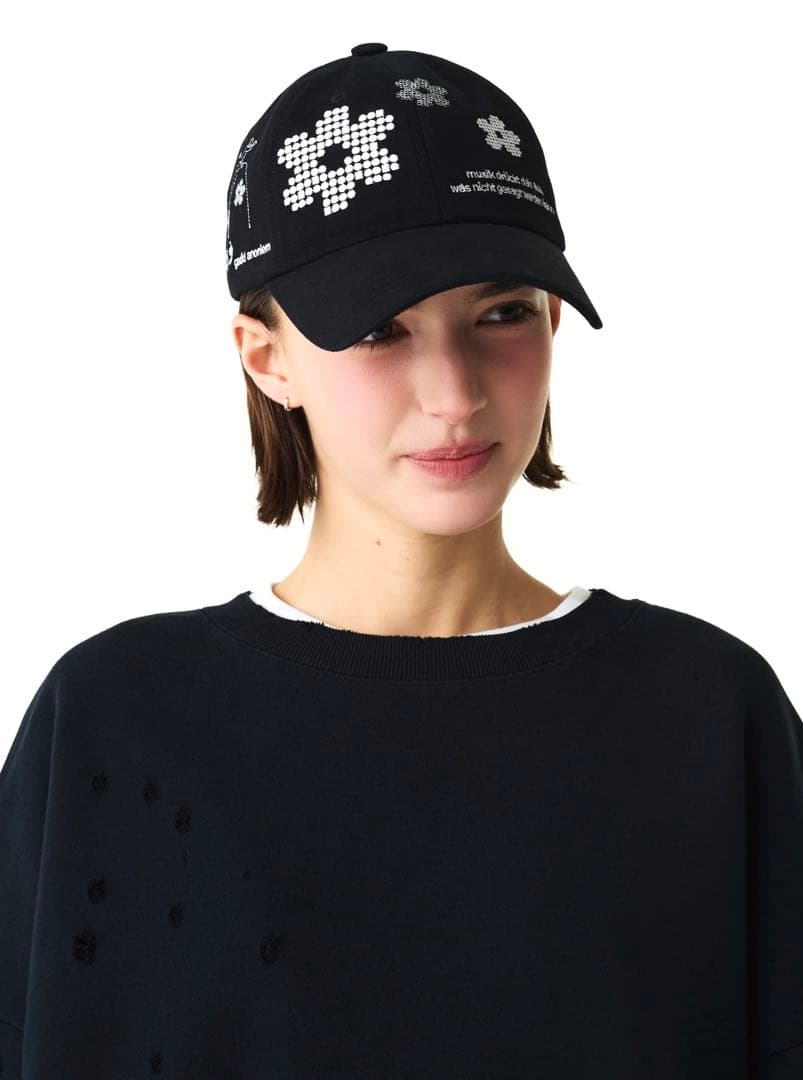 そ gadid anoniem PIXEL / BLACK キャップ