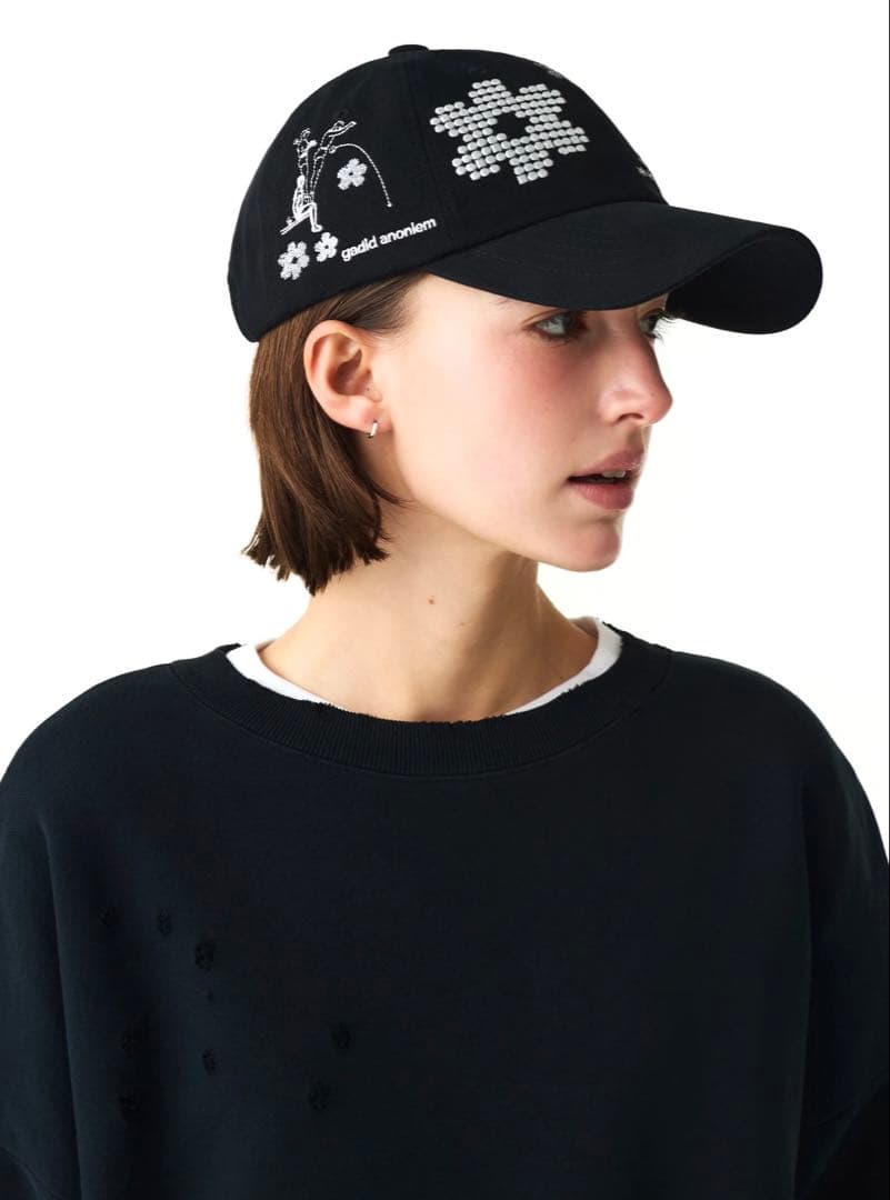 そ gadid anoniem PIXEL / BLACK キャップ