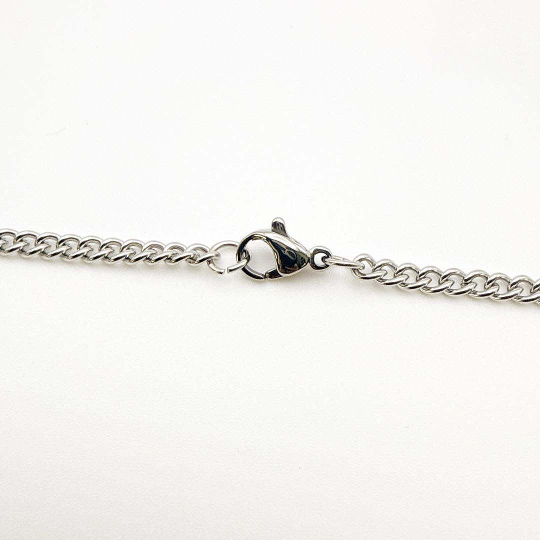 2995-1 極美品✨　Dior　ネックレス　CD ロゴ　希少　シルバー