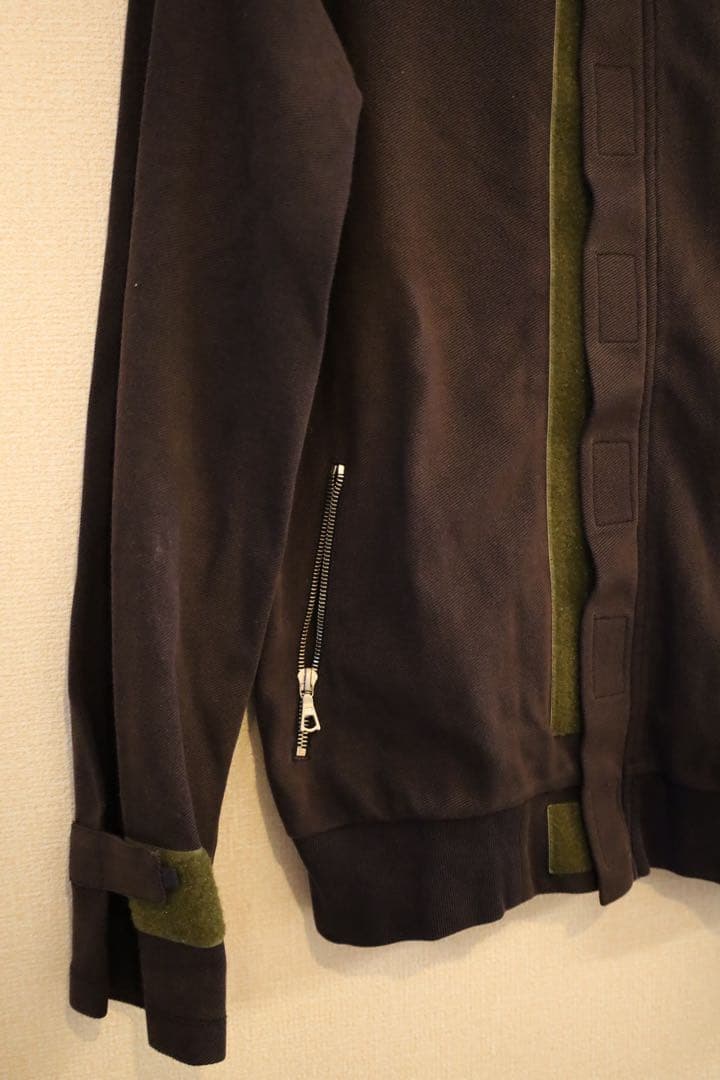DRIES VAN NOTEN コットンジップアップニット