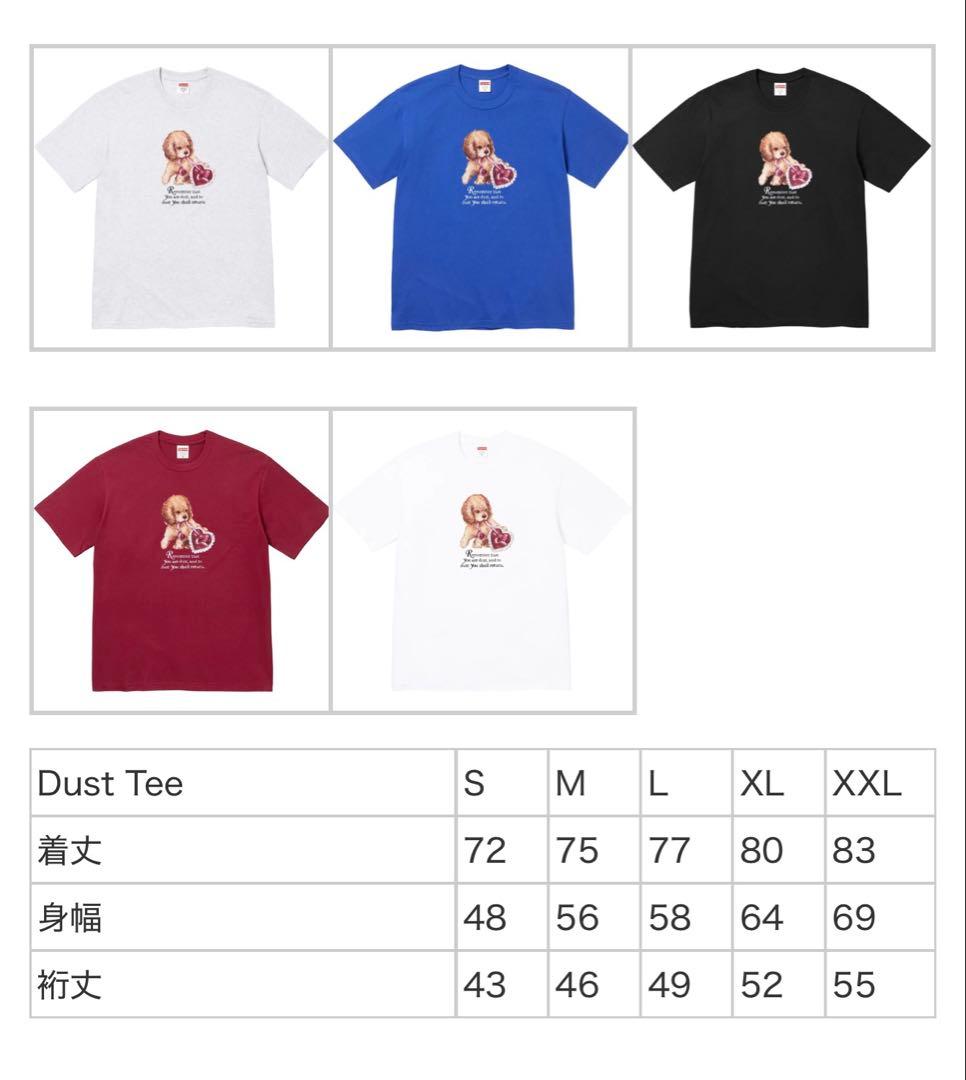Supreme Dust Tee Black Ｌ