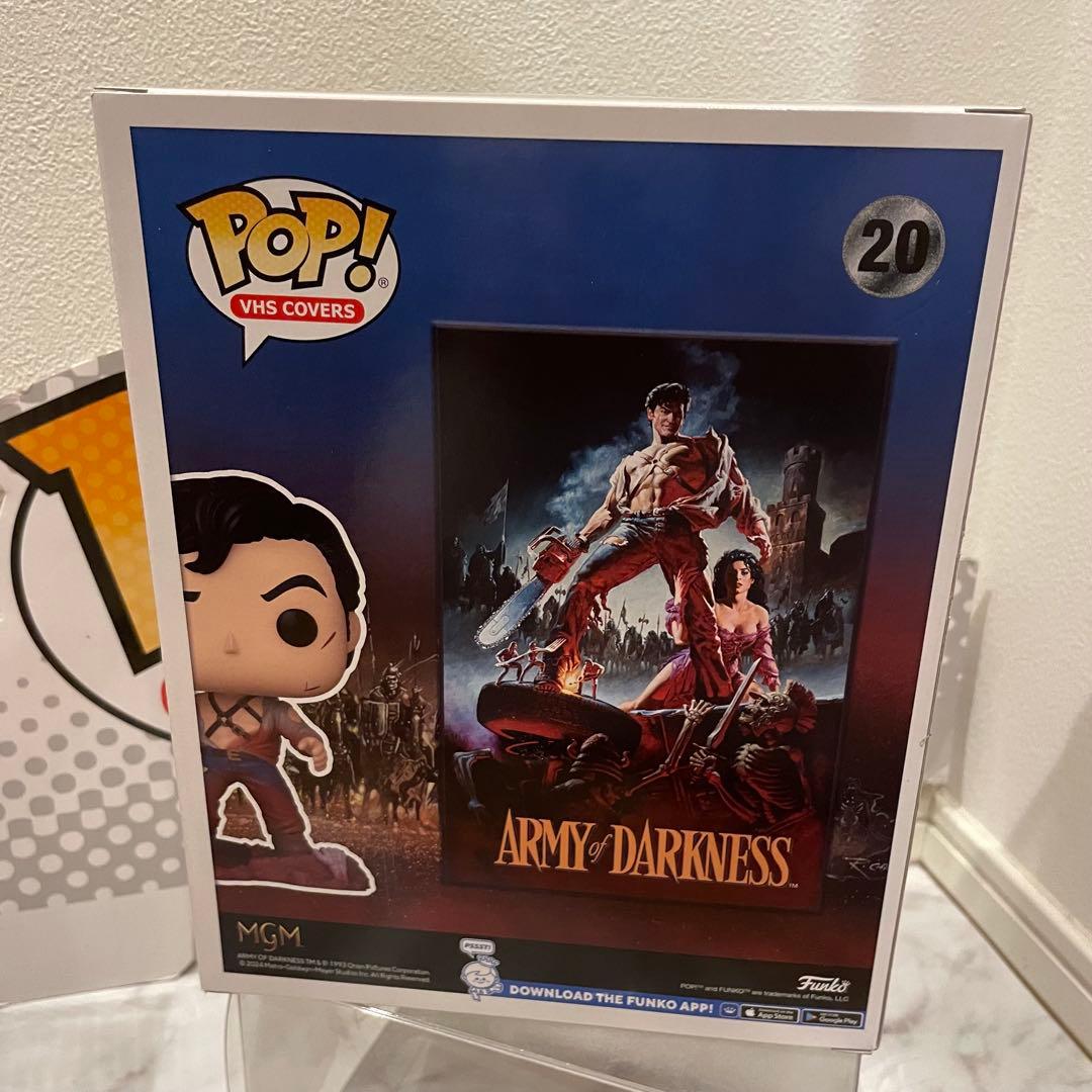 限定FUNKO POP! 死霊のはらわた3 アッシュ　ポスター限定