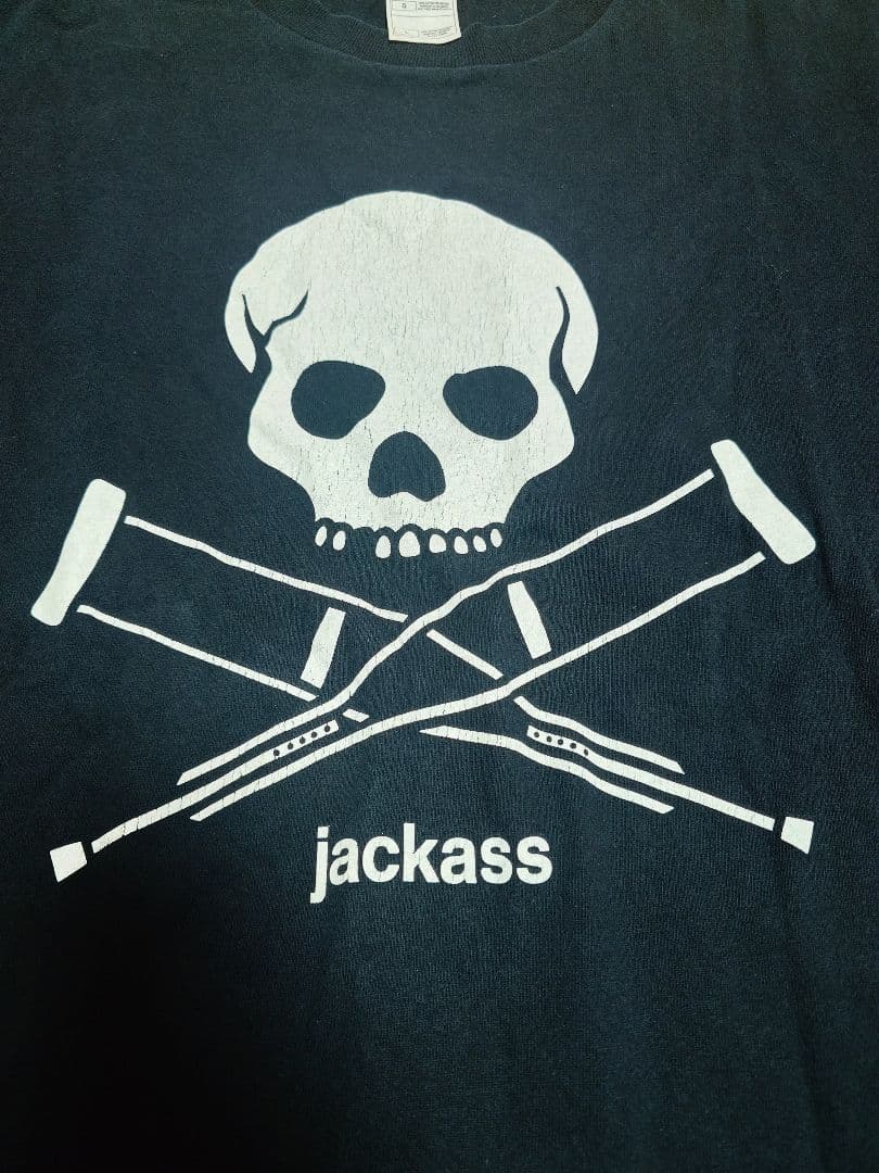 【だい吉】JACKASS ジャッカス Tシャツ MTV　Lサイズ 古着