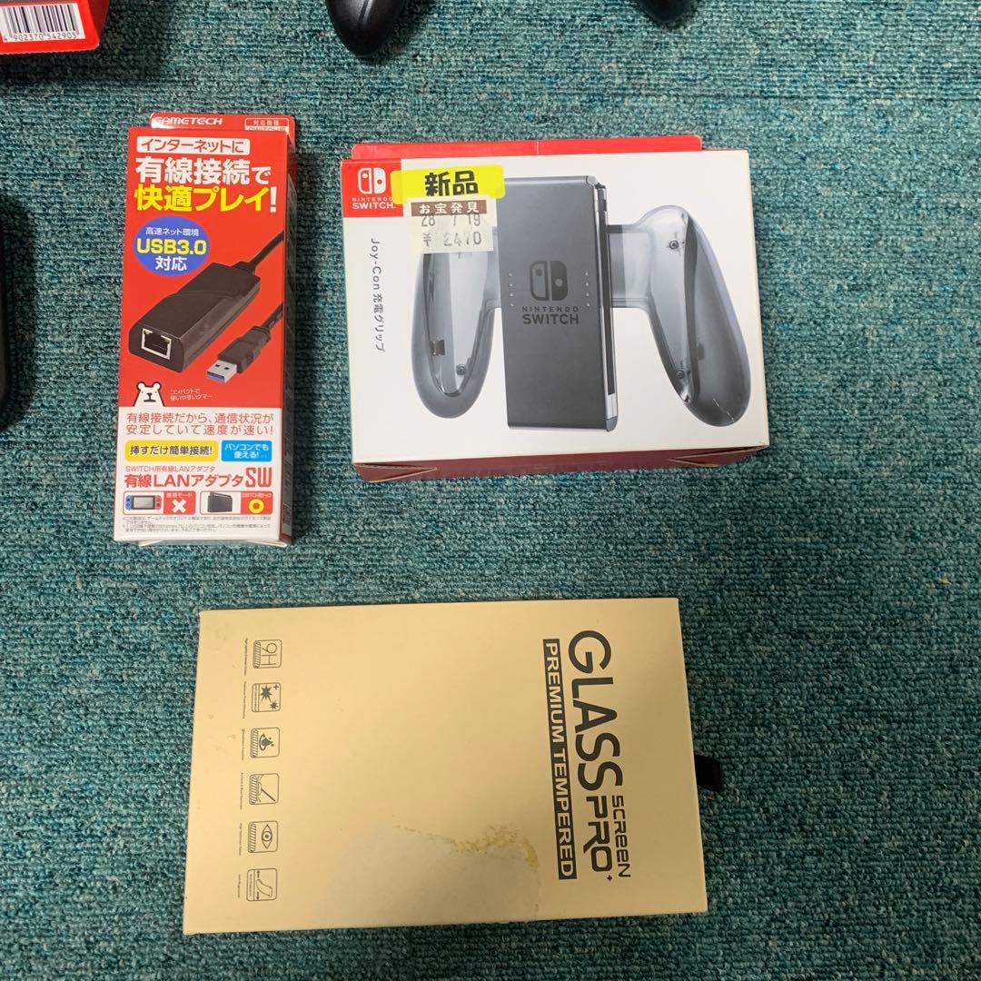 Nintendo Switch 本体 + コントローラー2個 SD 128gb