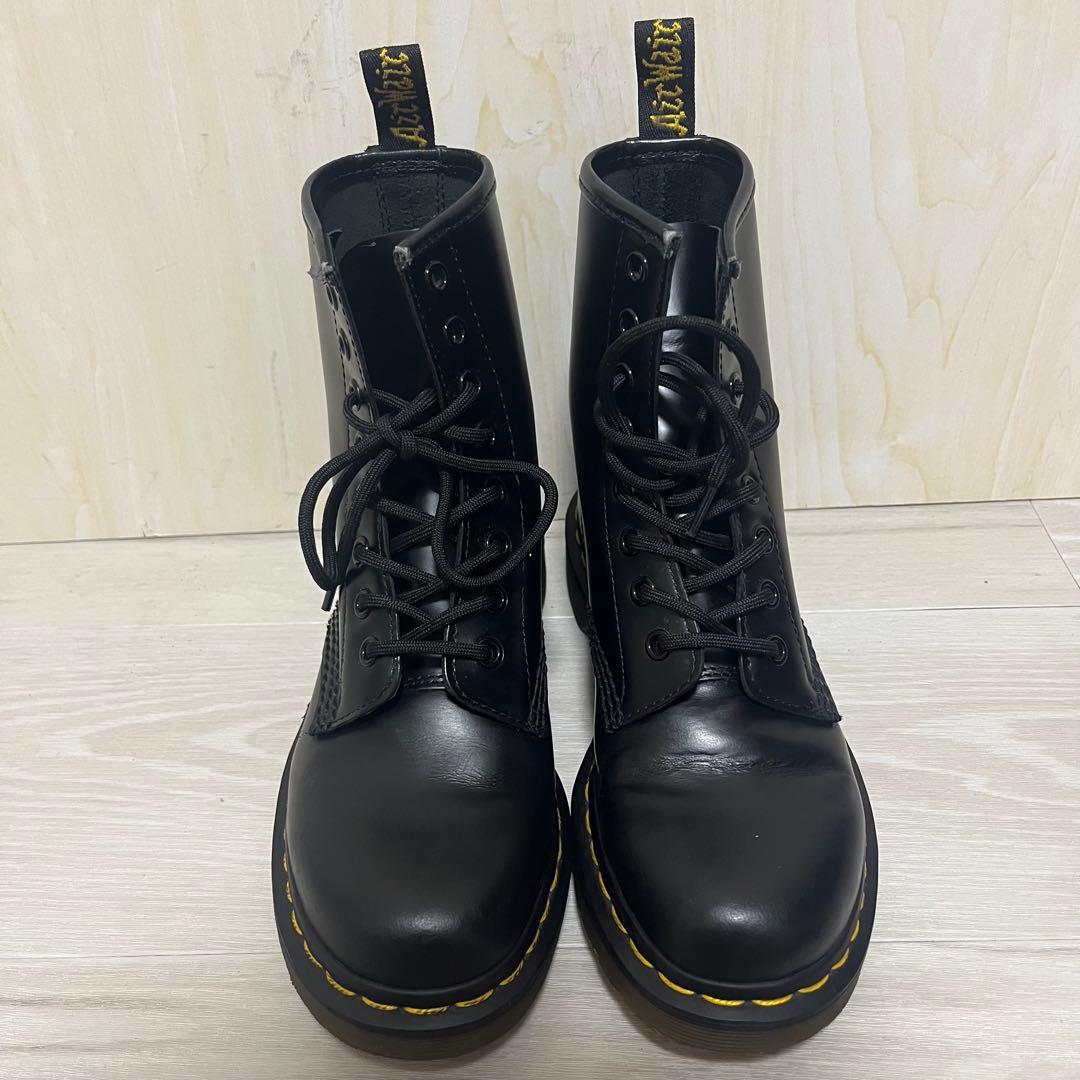 美品　23cm ドクターマーチン 8ホール ブーツ Dr.Martens 黒