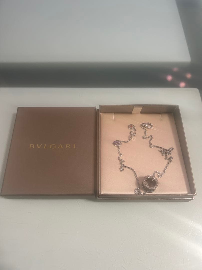 BVLGARI シルバーリングペンダントネックレス セーブザチルドレン