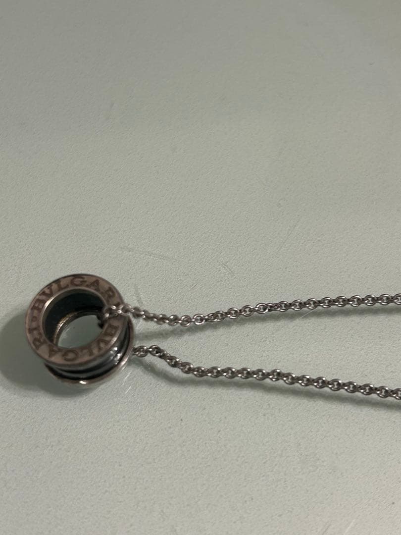 BVLGARI シルバーリングペンダントネックレス セーブザチルドレン