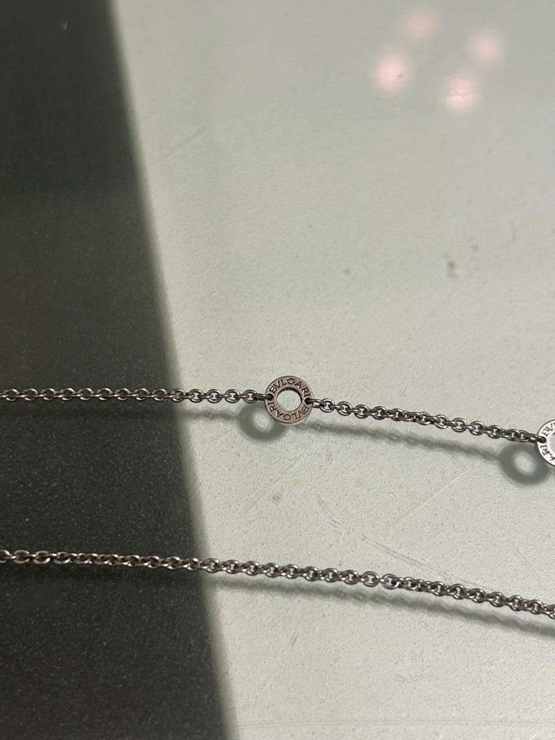 BVLGARI シルバーリングペンダントネックレス セーブザチルドレン