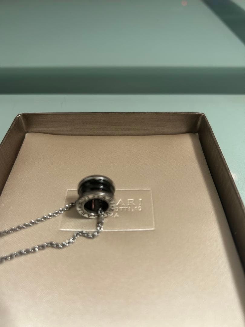 BVLGARI シルバーリングペンダントネックレス セーブザチルドレン