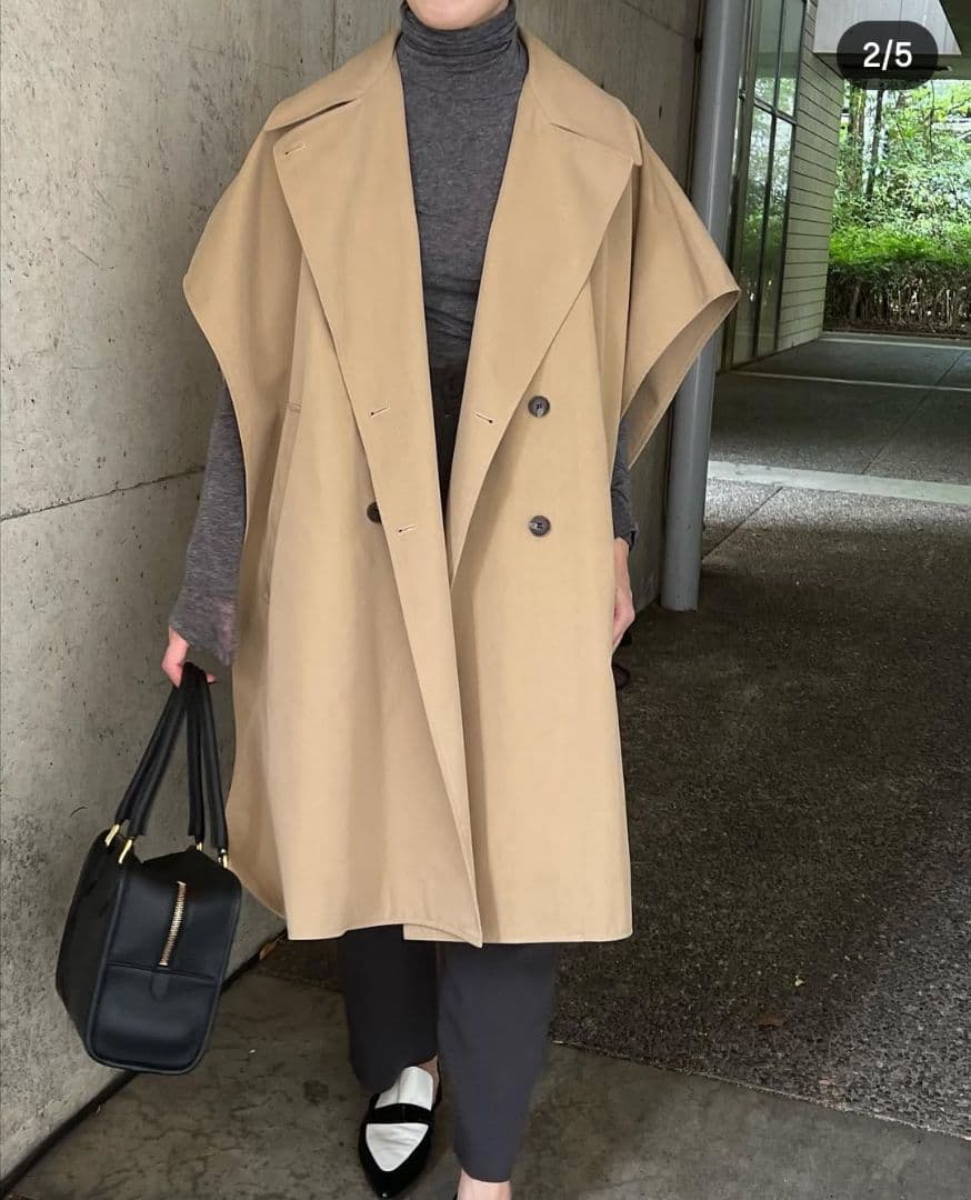 HAILEE trench poncho トレンチポンチョ