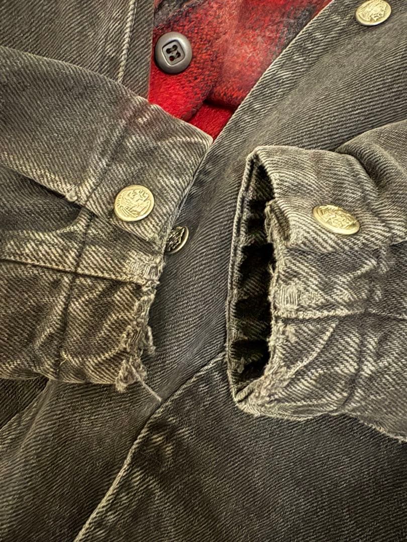 Wool rich ダークグレー カバーオール