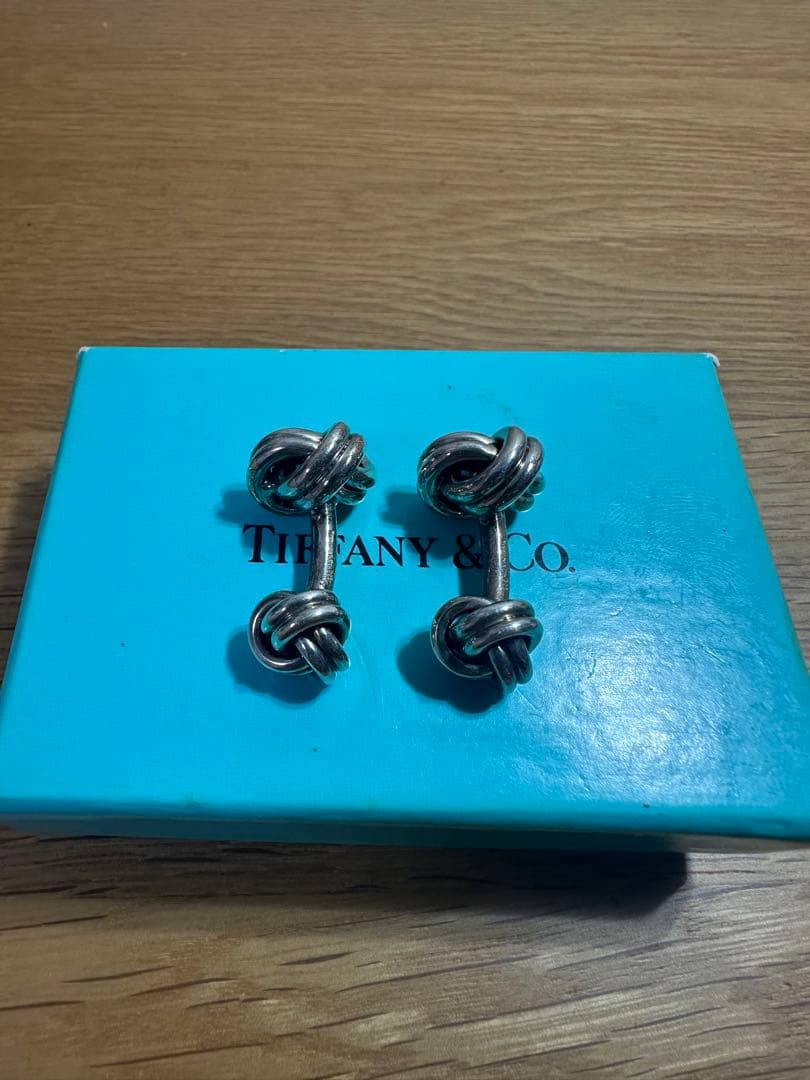 Tiffany & Co. シルバー ノットカフリンクス