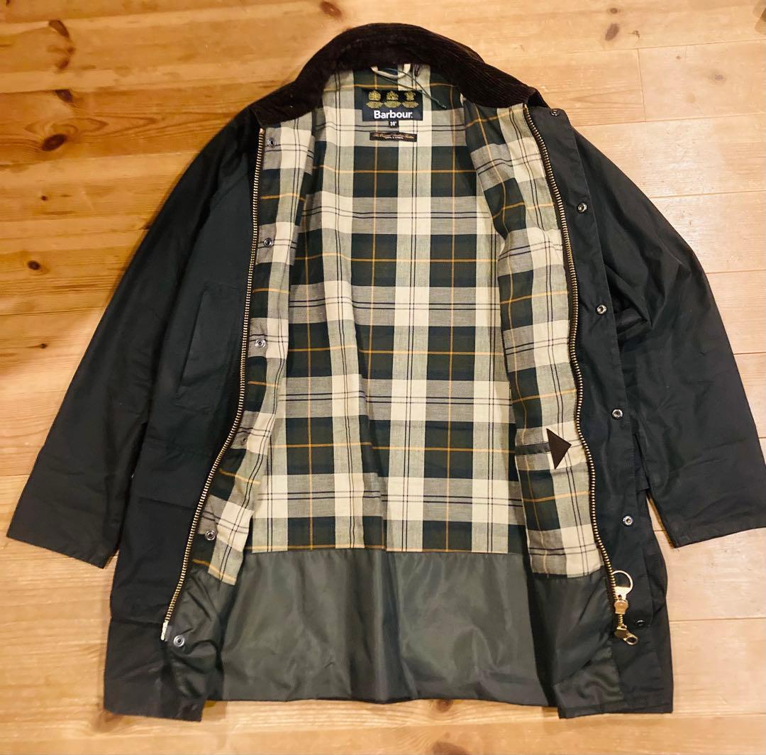 オイルドジャケット 古着 00s Barbour バブアー 緑 BEAUFORT