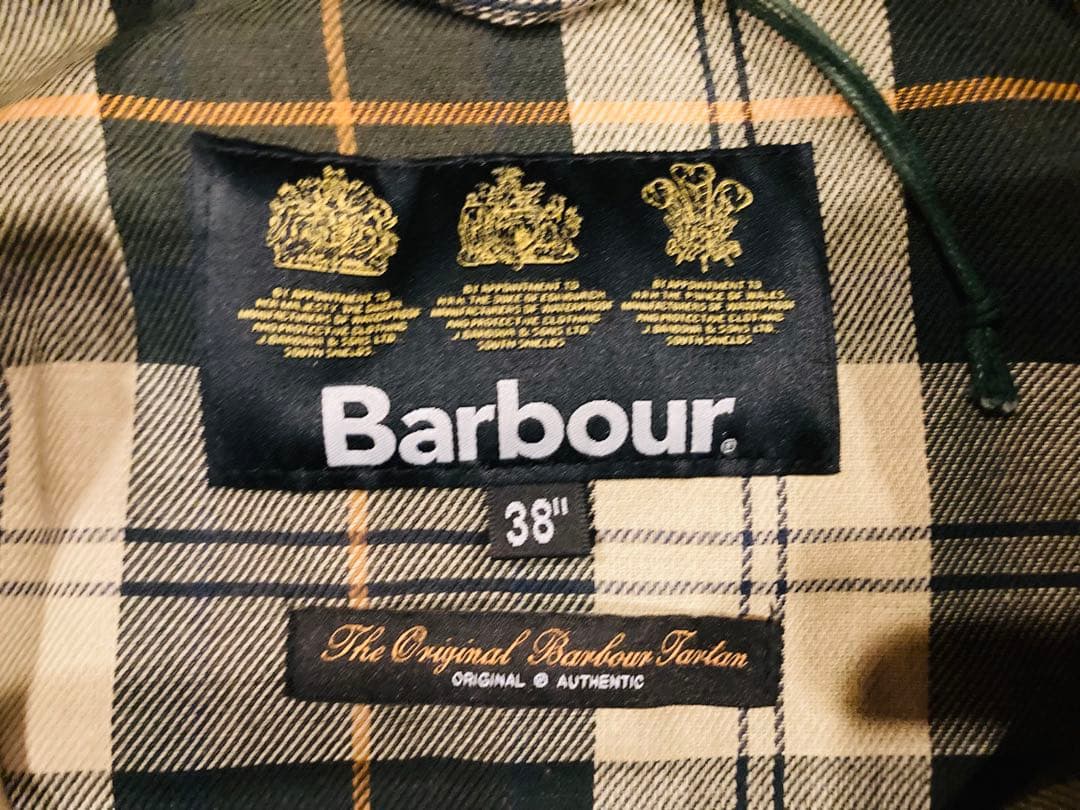 オイルドジャケット 古着 00s Barbour バブアー 緑 BEAUFORT