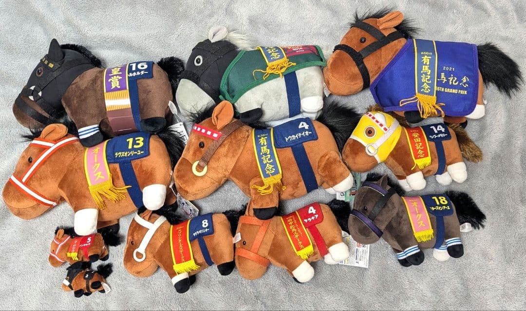 サラブレッドコレクション big ぬいぐるみ マスコット 競馬 ダービーまとめ