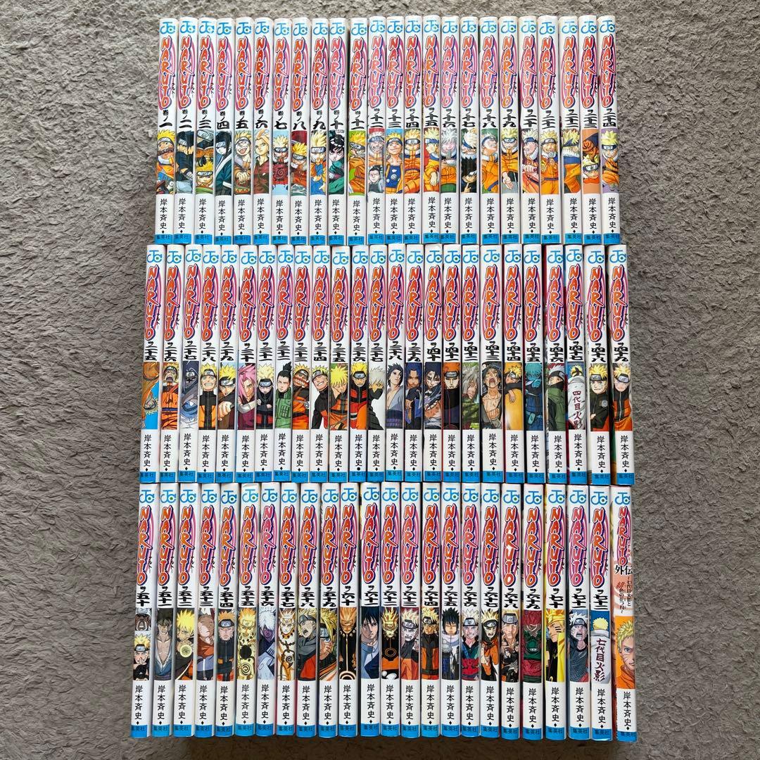 NARUTO―ナルト　1〜72巻＋外伝　合計73冊　全巻セット　初版49冊　良品