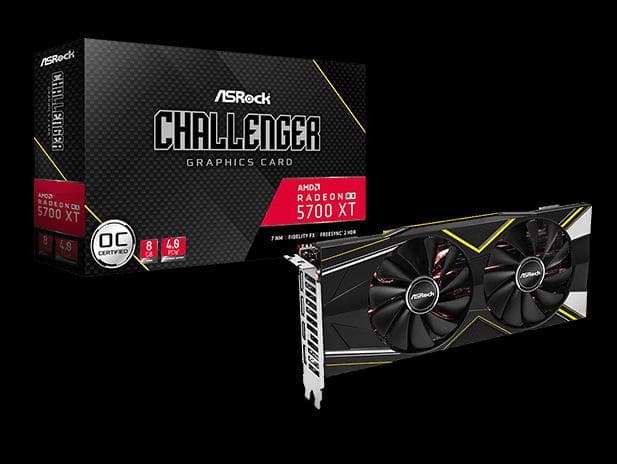 グラフィックボード・グラボ・ビデオカード Radeon RX 5700 XT Challenger D 8G OC