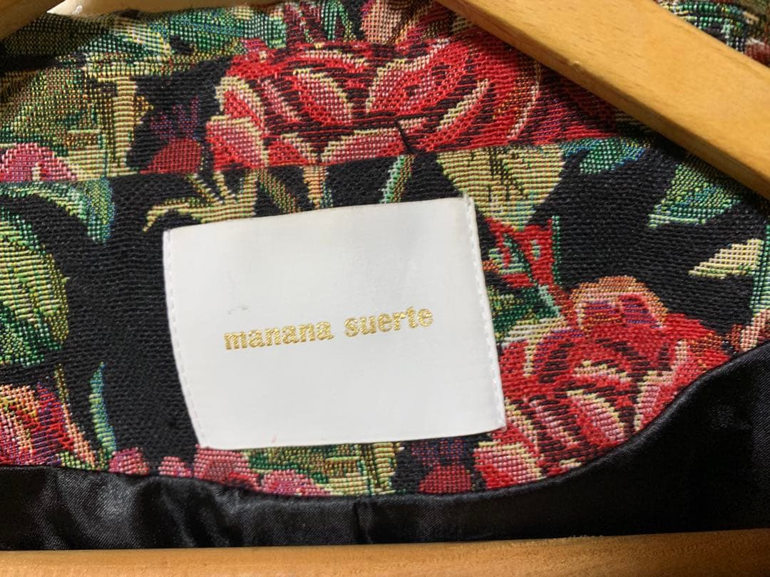 manana suerte ゴブラン　チェスターコート　美品