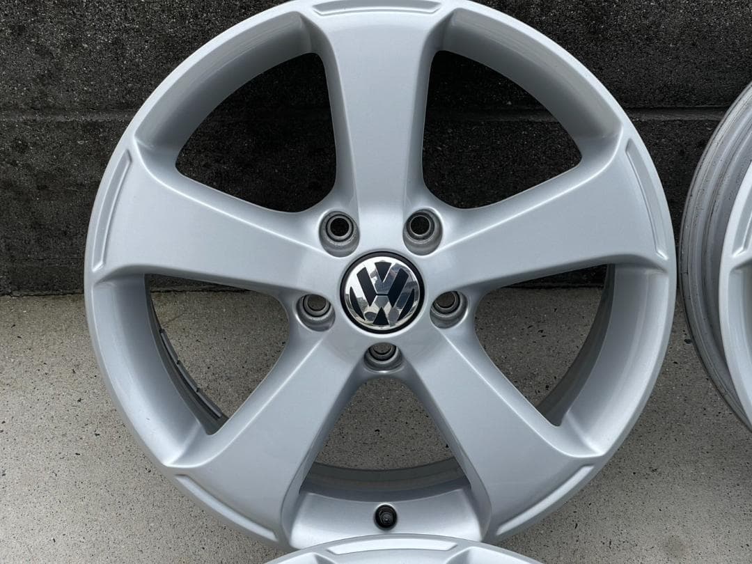 【土日値下げ】独BORBET社製VW純正ホイール17-6J ET45