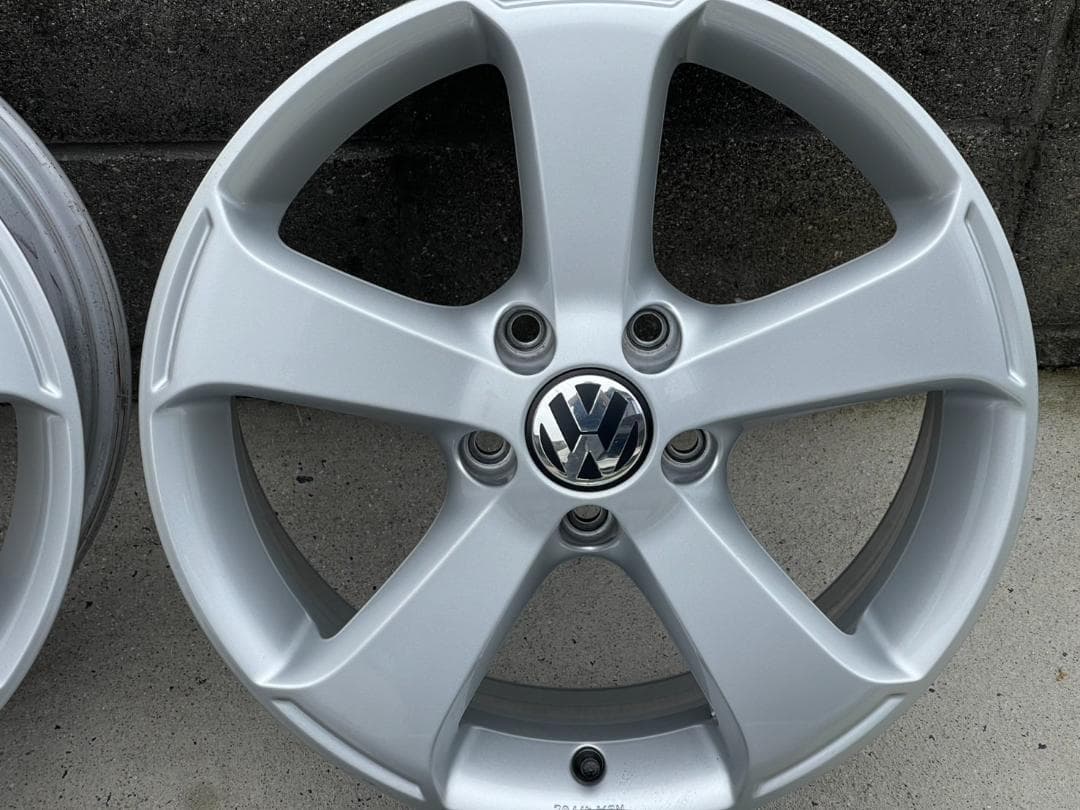 【土日値下げ】独BORBET社製VW純正ホイール17-6J ET45