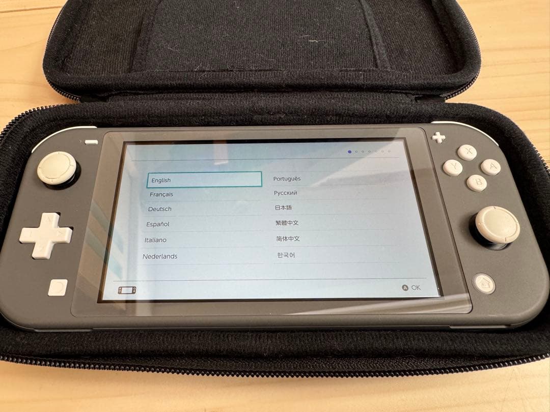 Nintendo switch ライト　グレー