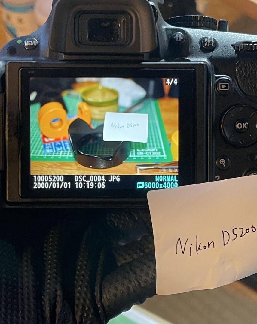 ニコン NIKON D5200 ブラック 一眼 SLR デジタルカメラ#221