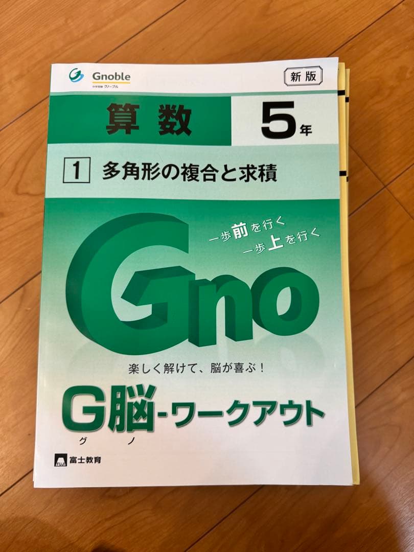【全冊未使用】グノーブル 5年生 算数 G脳ワークアウト 30冊