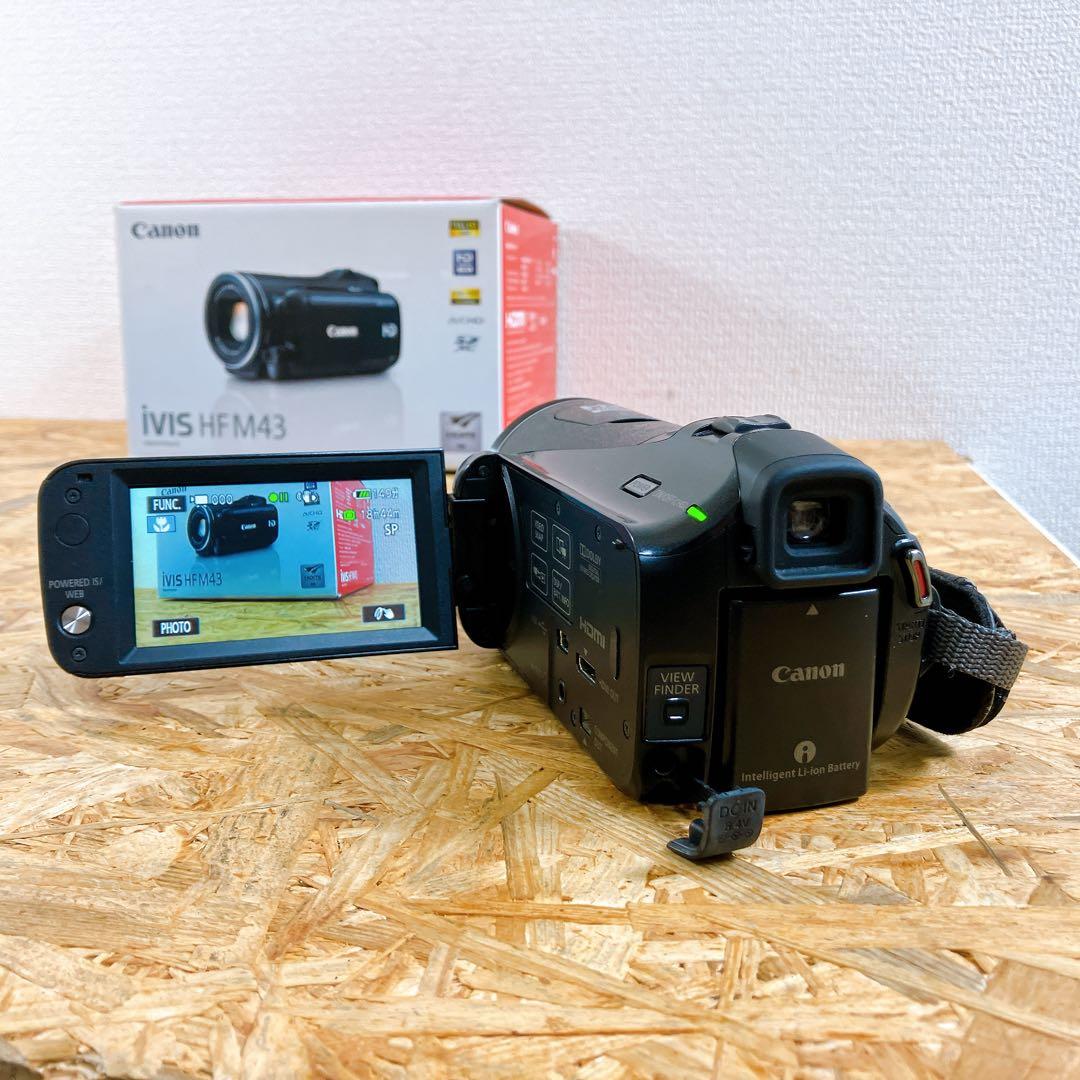 【動作確認済】 Canon IVIS HF M43 キャノン ビデオカメラ