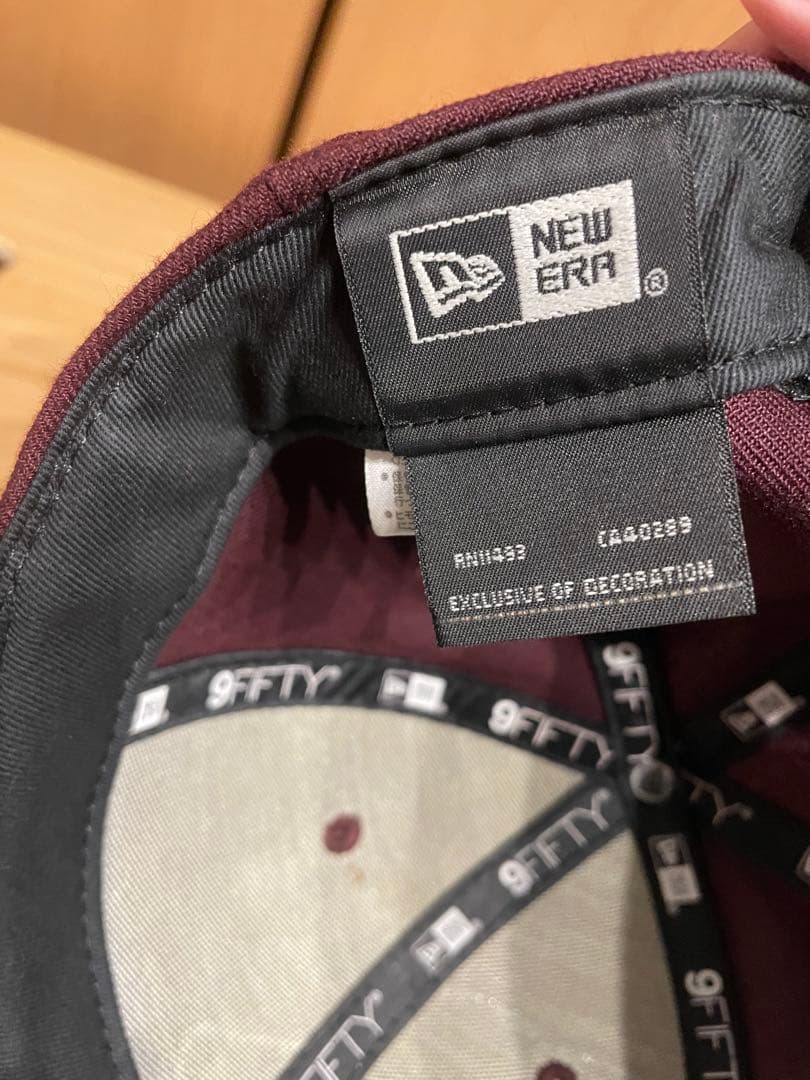 FCRB ✖️NEW ERA EMBLEM 9FIFTY CAP ボルドー