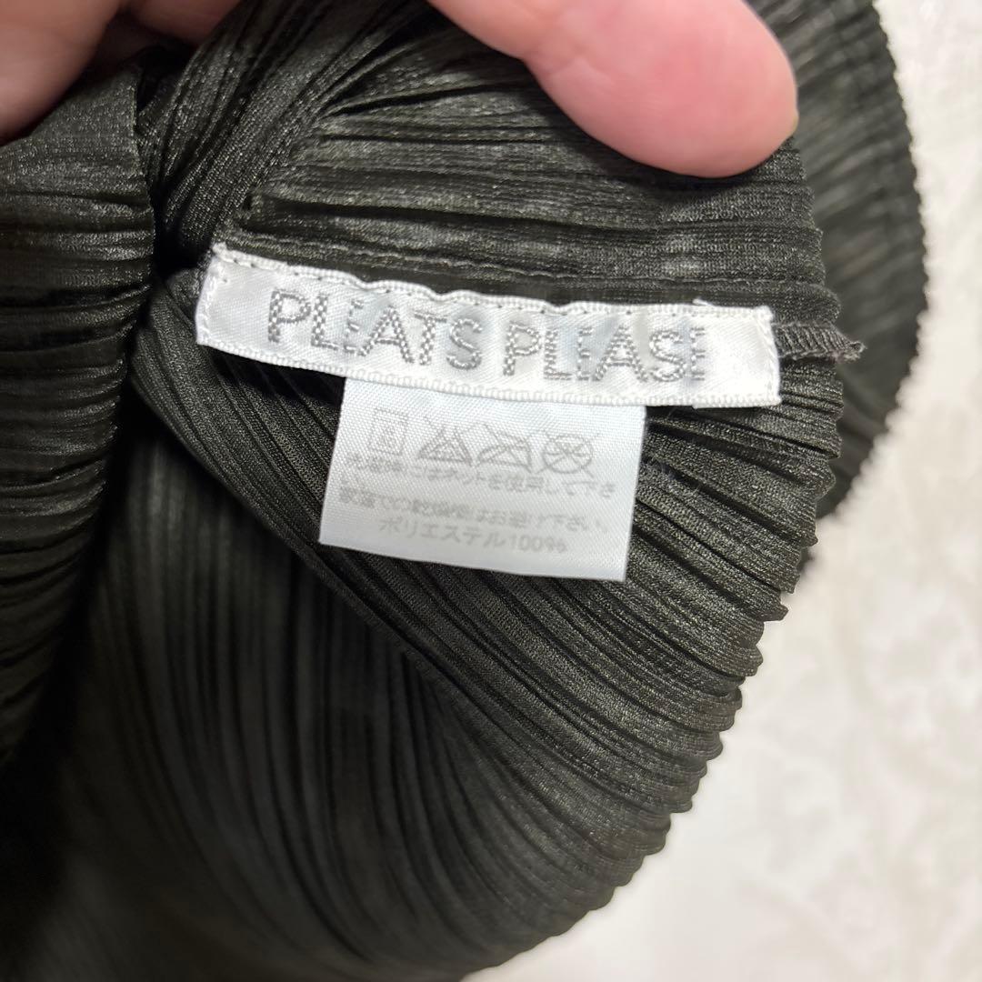 PLEATS PLEASE プリーツTシャツ 半袖 ダークグリーン