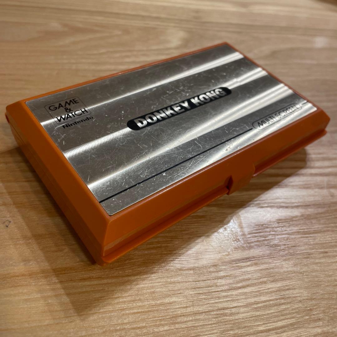 【動作品】Nintendoゲーム&ウォッチ　ドンキーコング電池カバーなし電池付き