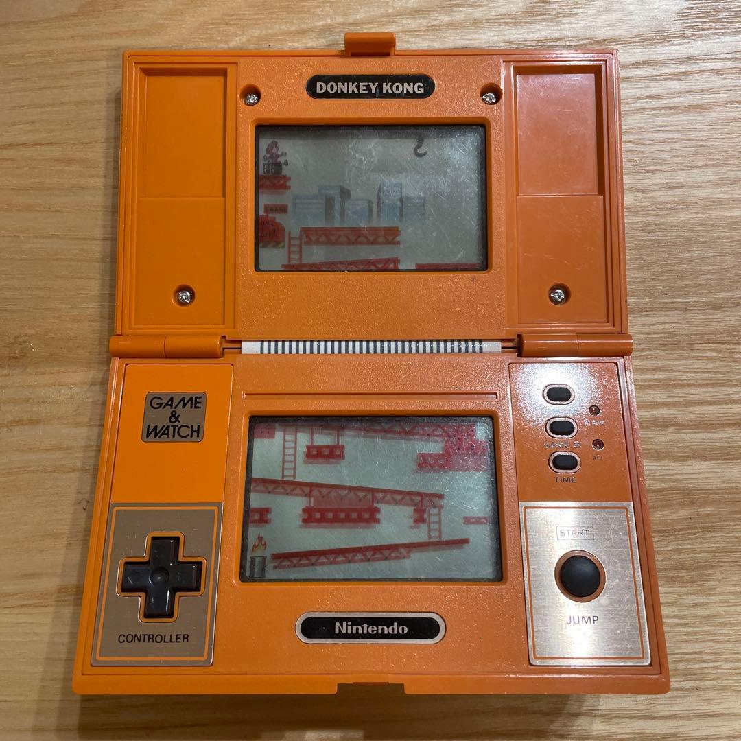 【動作品】Nintendoゲーム&ウォッチ　ドンキーコング電池カバーなし電池付き